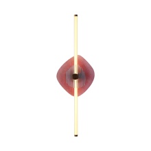 Golden 3882-39 RG PU-RB - Yep by Golden Lighting Colorella LED Wall Sconce in Rose Gold with Purple and Blue Glass